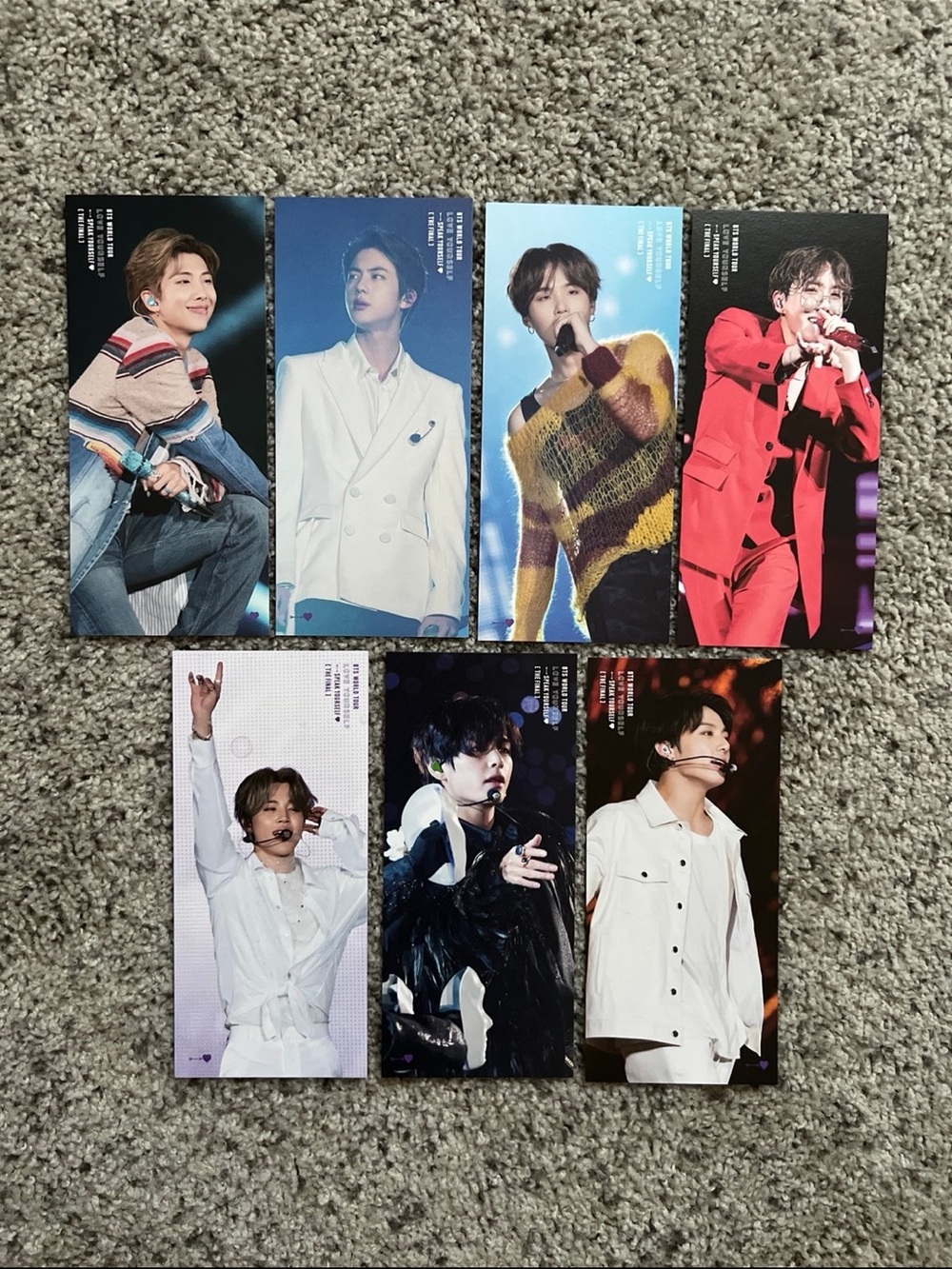 BTS Love Youself Speak Yourself photos